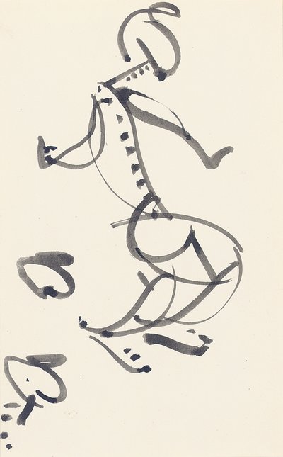 Studie für "Rote Steintänzerin", 1914 von Henri Gaudier Brzeska
