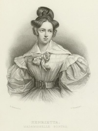 Henrietta, Mademoiselle Sontag von Henri Grevedon