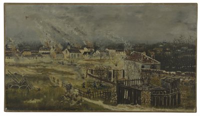 Schlacht von Champigny - Episode des Krieges von 1870, ca. 1882 von Henri J.F. (1844 1910) Rousseau