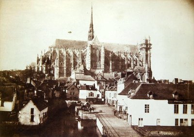Kathedrale von Amiens, ca. 1851-52 von Henri Jean Louis Le Secq