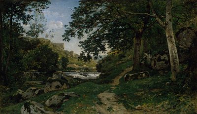 Der felsige Pfad im Morvan, 1869 von Henri Joseph Harpignies