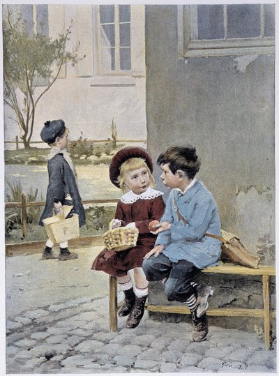 Freihandel - Aquarell von Geoffroy in „Le Figaro Illustré“, Mai 1901 von Henri Jules Jean Geoffroy