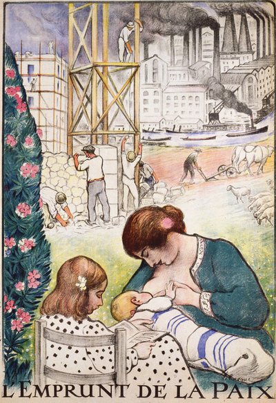Das Friedensdarlehen - Plakat von Henri Lebasque (1865-1937) von Henri Lebasque