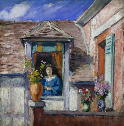 Frau am Fenster von Henri Lebasque