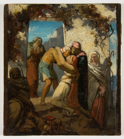 Eine Szene aus der Geschichte von Tobit von Henri Lehmann