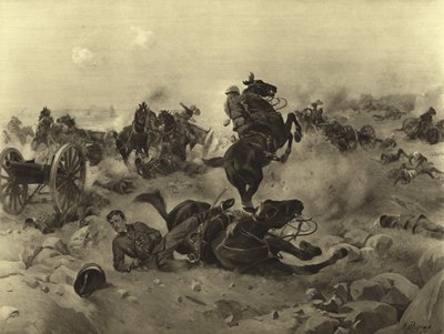 Schlacht von Colenso, 1899 (Gravur) von Henri Louis Dupray