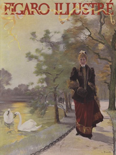 Titelblatt von Le Figaro Illustre, Februar 1891 von Henri Lucien Doucet