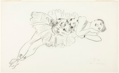 Liegender Tänzer, aus Zehn Tänzer von Henri Matisse