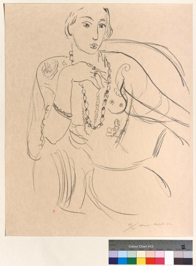 Frau mit Halskette von Henri Matisse