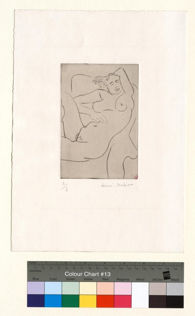 Schlafende Figur von Henri Matisse