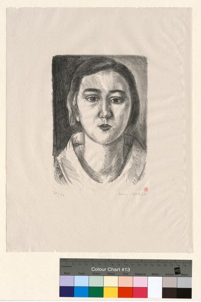 Junges Mädchen mit Organdi-Kragen von Henri Matisse