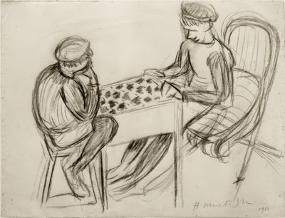 Die Dame-Spieler von Henri Matisse