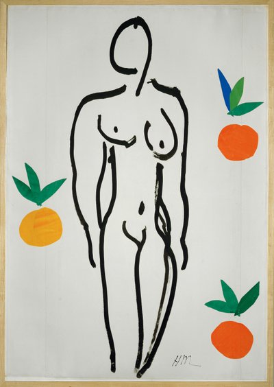 Akt mit Orangen von Henri Matisse