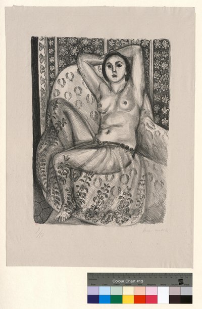 Sitzende Odaliske mit Tüllrock von Henri Matisse