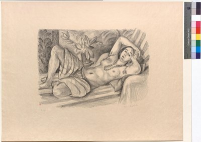 Odaliske mit Magnolie von Henri Matisse