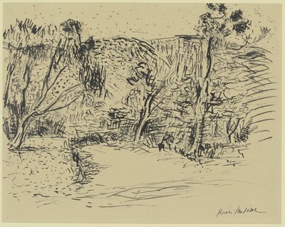 Weg zwischen Bäumen von Henri Matisse