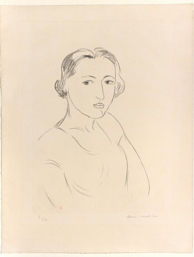 Kopf einer jungen Frau von Henri Matisse