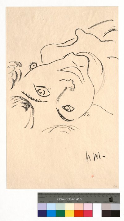 Umgekehrter Kopf von Henri Matisse
