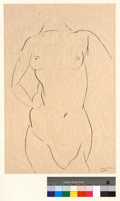 Torse von vorne von Henri Matisse