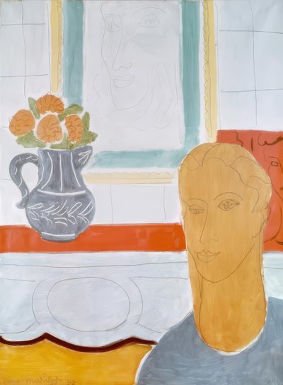Ocker Kopf von Henri Matisse