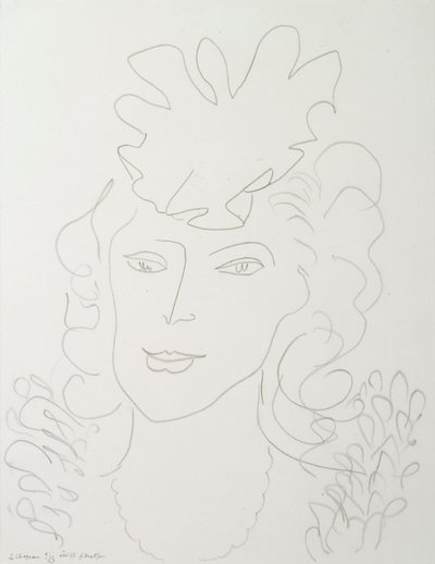 Frau mit Hut von Henri Matisse