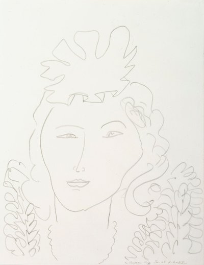 Frau mit Hut von Henri Matisse
