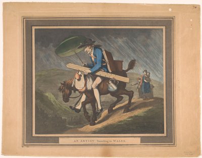 Künstler reist durch Wales von Henri Merke