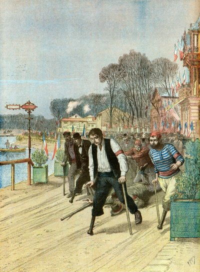 Ein Rennen mit Holzbeinen von Henri Meyer