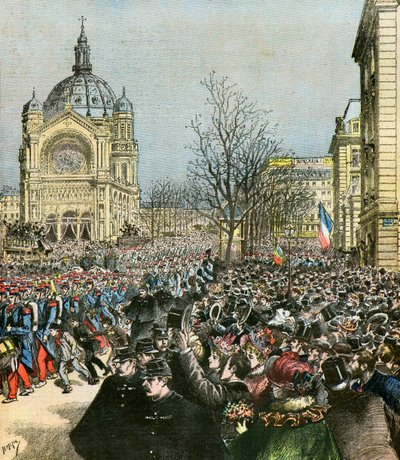 Abreise aus Paris nach Madagaskar von Henri Meyer
