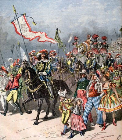 Französischer Karneval des gemästeten Ochsen, in früheren Zeiten von Henri Meyer