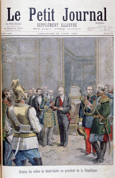 Übergabe des Collier de Saint André an den Präsidenten der Republik, 1895 von Henri Meyer