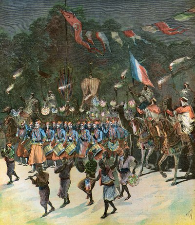 Einweihung zur Eröffnung des Hafens von Tunis von Henri Meyer