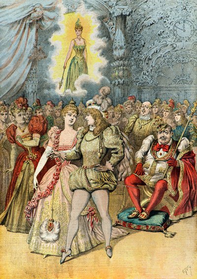 Die Truppe des Théâtre du Châtelet von Henri Meyer