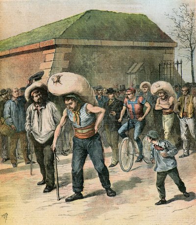 Le pari des coltineurs von Henri Meyer