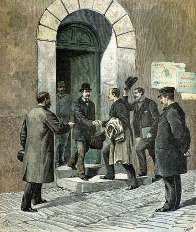 Freilassung von Monsieur Turpin aus dem Gefängnis von Etampes von Henri Meyer