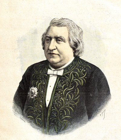 Porträt von Ernest Renan von Henri Meyer
