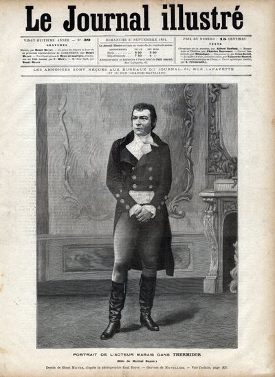 Porträt von Leon Marais (1853-1891) in 