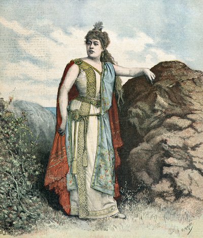 Porträt der Sängerin Renée Richard von Henri Meyer