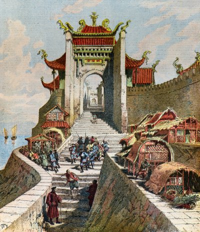 Blick auf das Shanghai-Tor von Henri Meyer