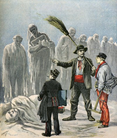 Karikatur französischer Politiker von Henri Meyer