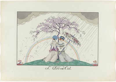 Das Glück des Tages oder die Grazien in Mode: Der Regenbogen von Henri Reidel