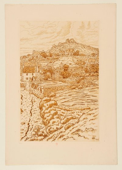 [Bretonisches Dorf] von Henri Rivière