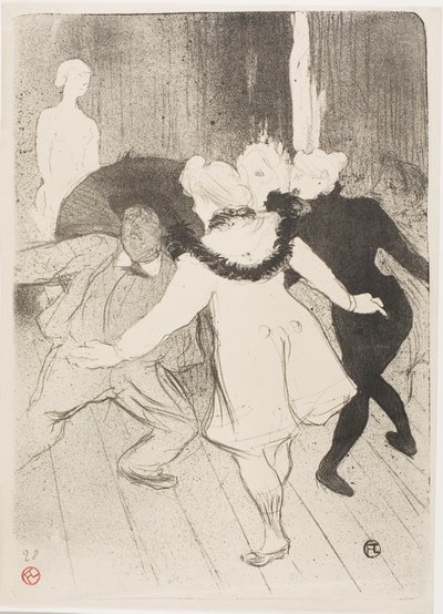 Im Folies-Bergère: Die Bescheidenheit von Monsieur Prudhomme von Henri de Toulouse-Lautrec