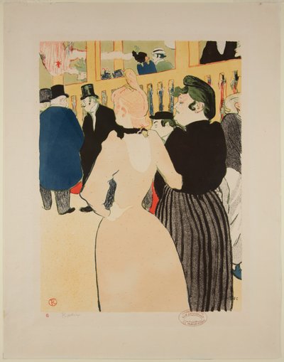 Im Moulin-Rouge: La Goulue und ihre Schwester von Henri de Toulouse Lautrec