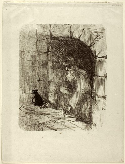 Hinterzimmer eines Ladens in Krakau, aus Au Pied du Sinaï von Henri de Toulouse-Lautrec
