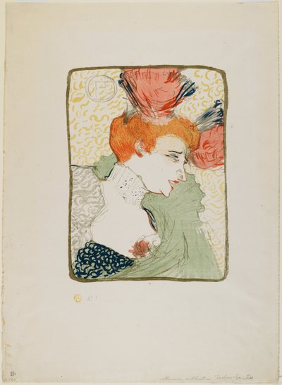 Büste von Fräulein Marcelle Lender von Henri de Toulouse-Lautrec