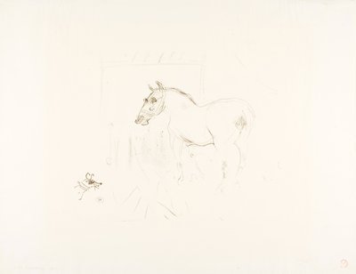 Calmèses kleines Pony von Henri de Toulouse-Lautrec