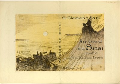 Cover für Au pied du Sinaï von Henri de Toulouse-Lautrec