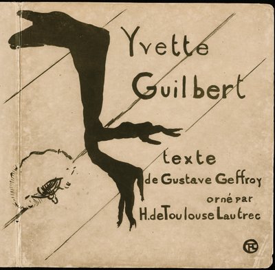 Cover für Yvette Guilbert von Henri de Toulouse-Lautrec