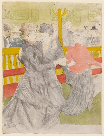 Tanz im Moulin Rouge von Henri de Toulouse-Lautrec